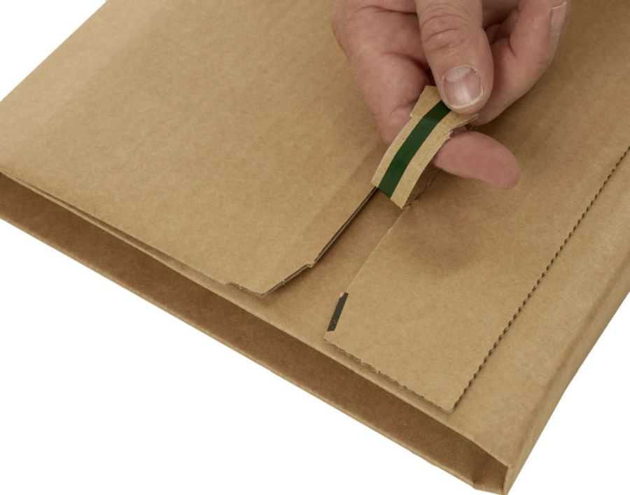 Versandverpackung "Premium Secure" Wellpappe, braun 430 x 310 x 0-90 mm (DIN A3)