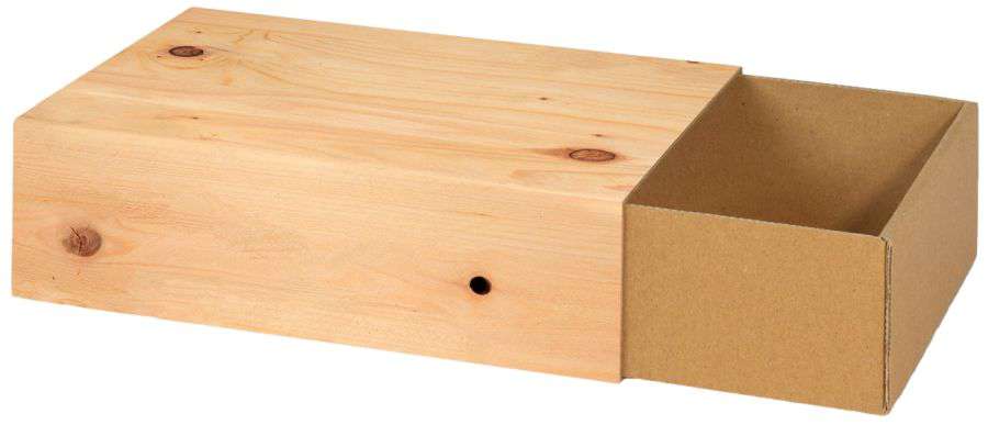 Geschenkbox Schuber "Holzoptik" 180 x 130 x 50 mm Geschenkbox Schuber "Holzoptik" 180 x 130 x 50 mm