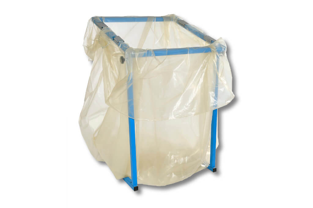 Seitenfaltensack Styroporentsorgungssack Müllsack 900 + 600 x 1800 x 0,060 mm