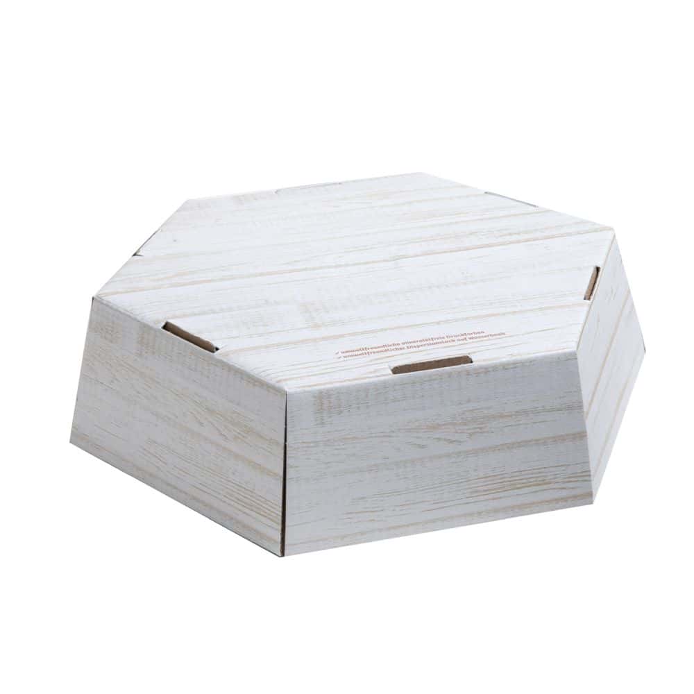 Präsentkorb sechseckig 225 x 200 x 50 mm Shabby