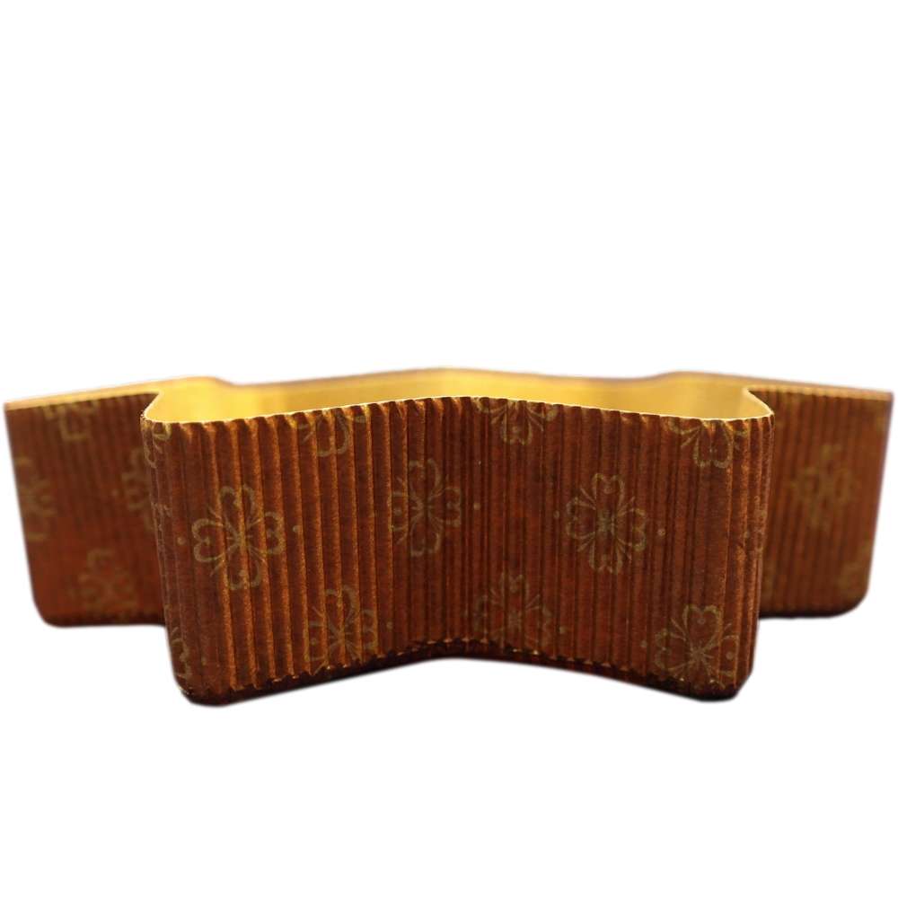 Einweg Backform Papier, süße Motive "kleiner Stern" Ø 130 mm x 35 mm Einweg Backform Papier, süße Motive "kleiner Stern" Ø 130 mm x 35 mm