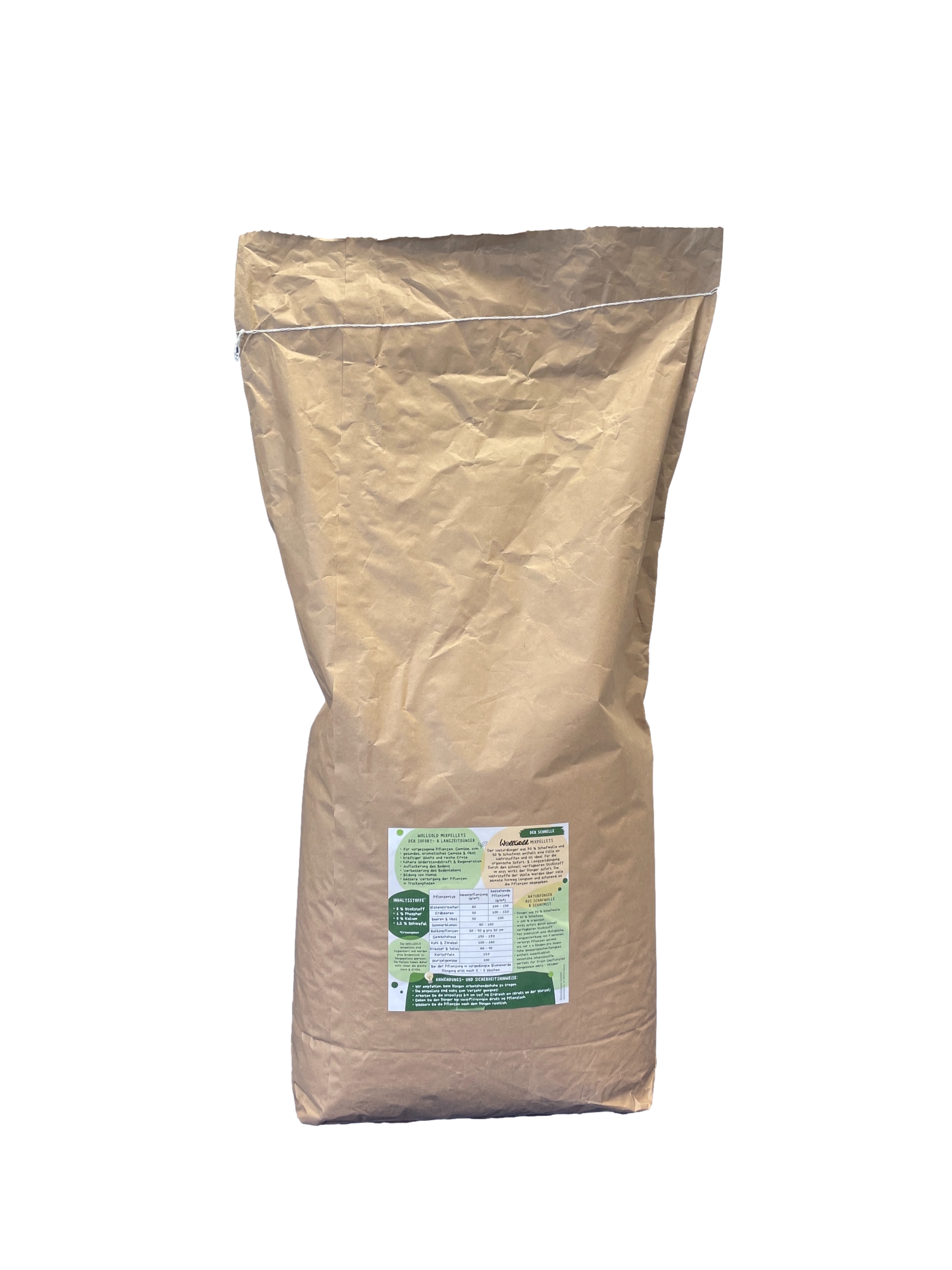WollGold Schafwoll Mixpellets Dünger 10 kg