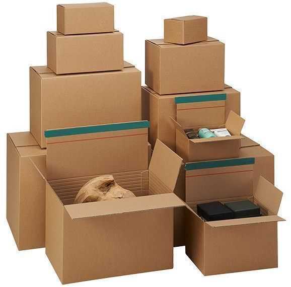 Versandkarton "Premium" mit Steckboden 310 x 230 x 160-100 mm (DIN A4+)