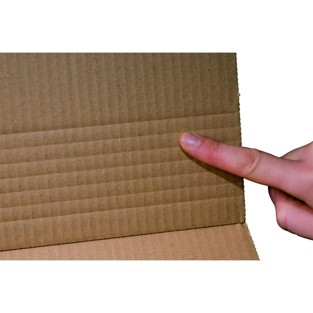 Buchverpackung Standard Aufnahme mittige, braun, 250 x 190 x 85 mm (DIN B5)