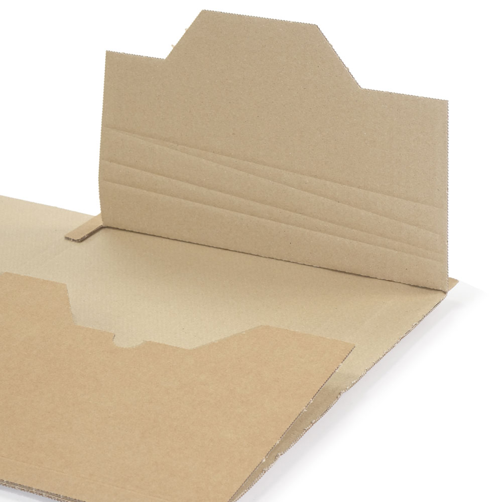 320 x 290 x 35 - 80 mm braune Ordner-Verpackung A4