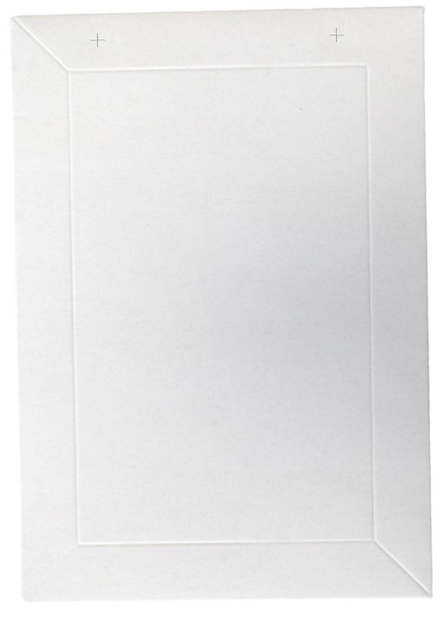 Versandtasche Vollpappe, weiß 167 x 240 x 0-30 mm (DIN A5)