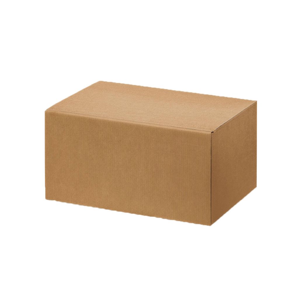 Geschenkbox offene Welle 360 x 260 x 200 mm, natur