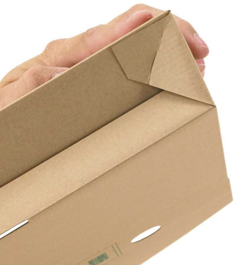 Archivboxen "Premium 65" mit Automatikboden, braun, 315 x 65 x 233 mm (DIN A4+)