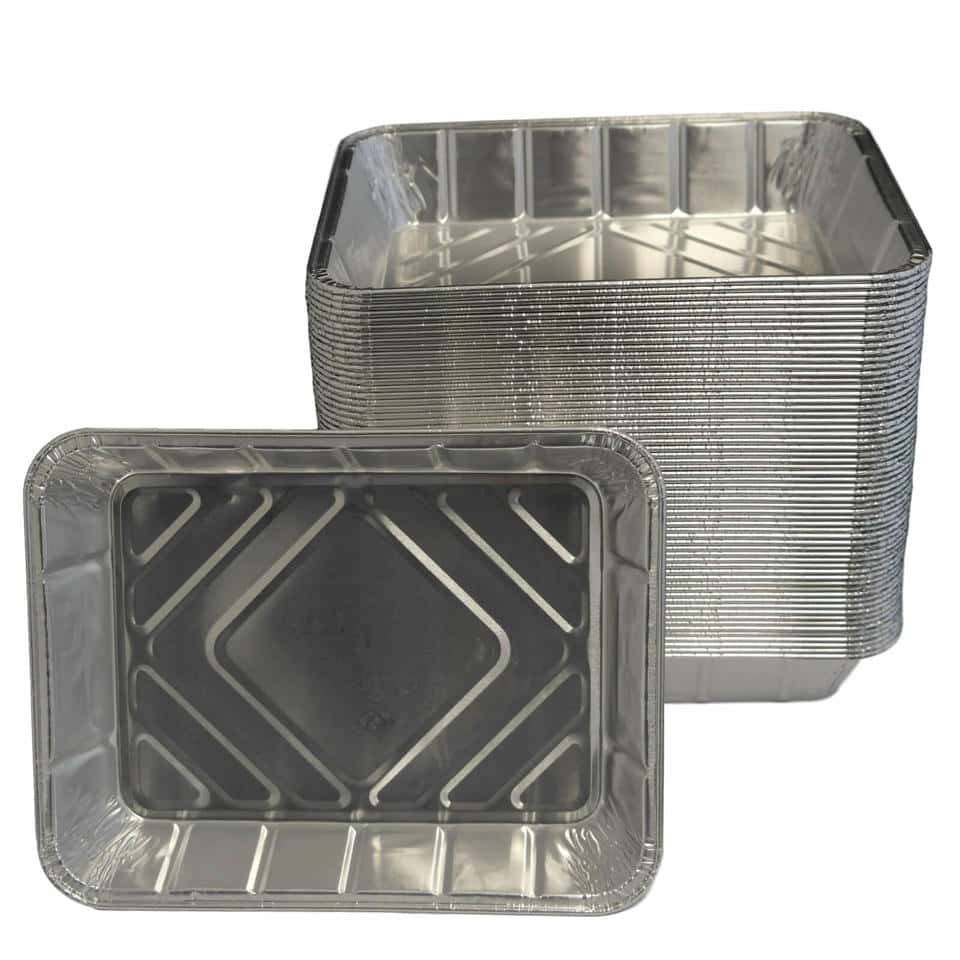 Aluschale, Menü- eckig 227 x 177 x 39 mm (ungeteilt) tief (R792G) (ca. 1150 ml)