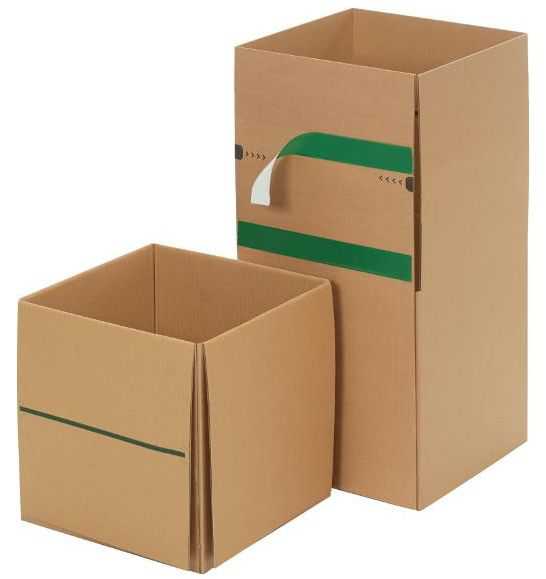 Versandkarton "Premium SuperFlap" mit Steckboden, 1-wellig 284 x 284 x 284 mm