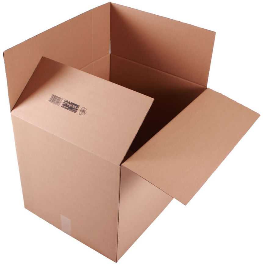 Karton, 2-wellig, braun 600 x 480 x 485 mm