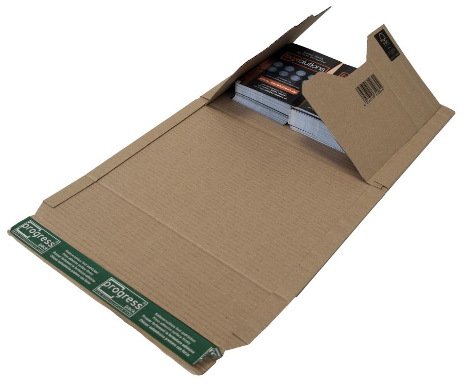 Buchverpackung "ECO" Wellpappe, braun 297 x 235 x 0-35 mm (DIN A4)