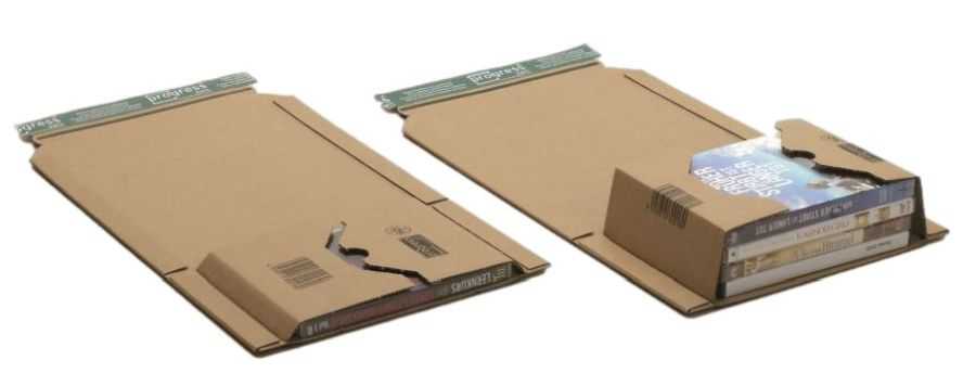 Buchverpackung "Premium" Wellpappe, braun 217 x 155 x 0-60 mm (DIN A5)