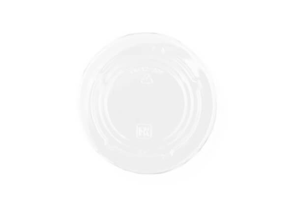 Zwischendeckel für Smoothie Clear Cups flach, geschlossen mit Lasche