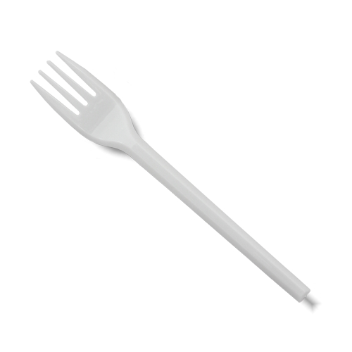 Kunststoff-Besteck Mehrweg weiß 160 mm Gabel