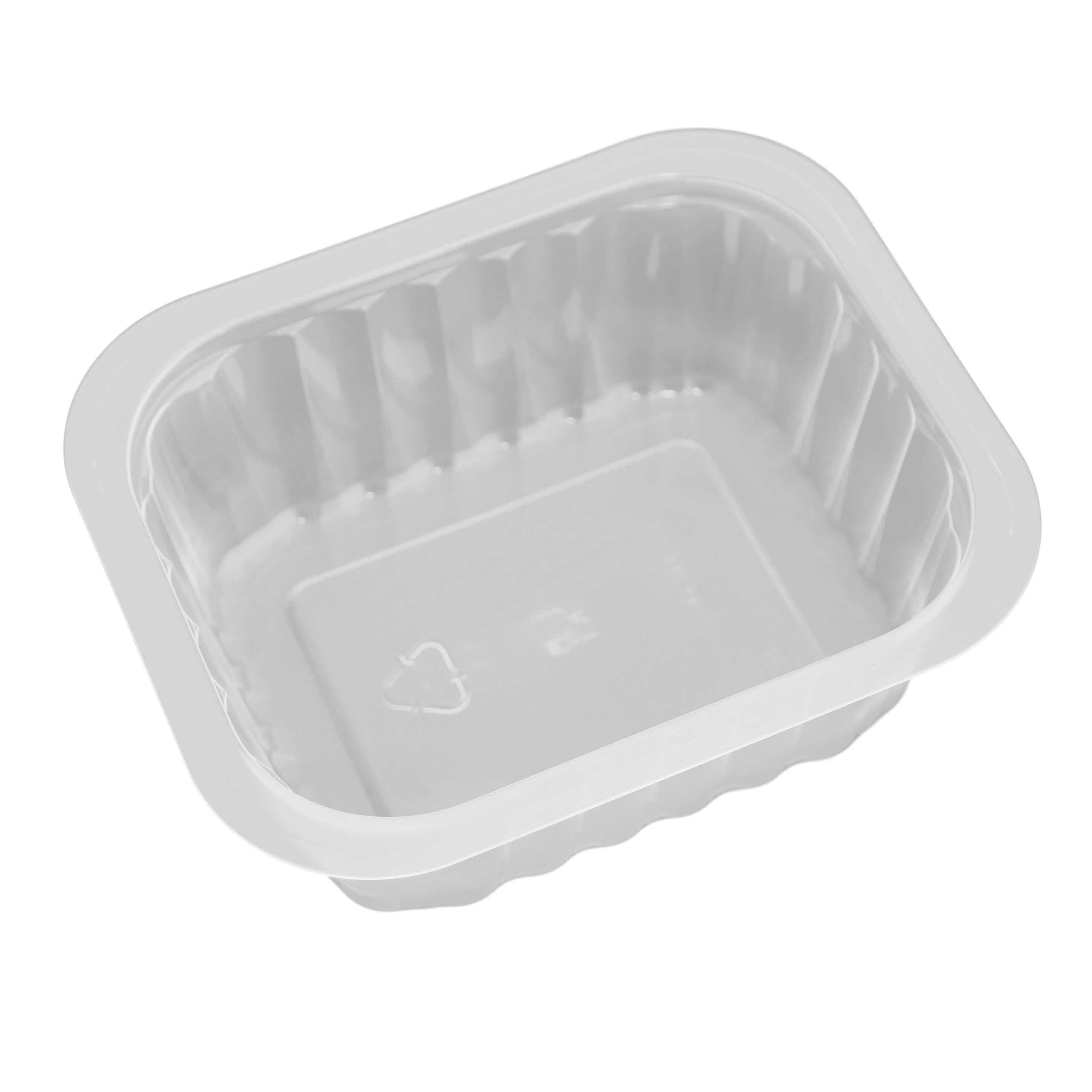 Schälchen Siegelschale PP, ungeteilt transparent 138 x 114 x 53 mm (470 ml)