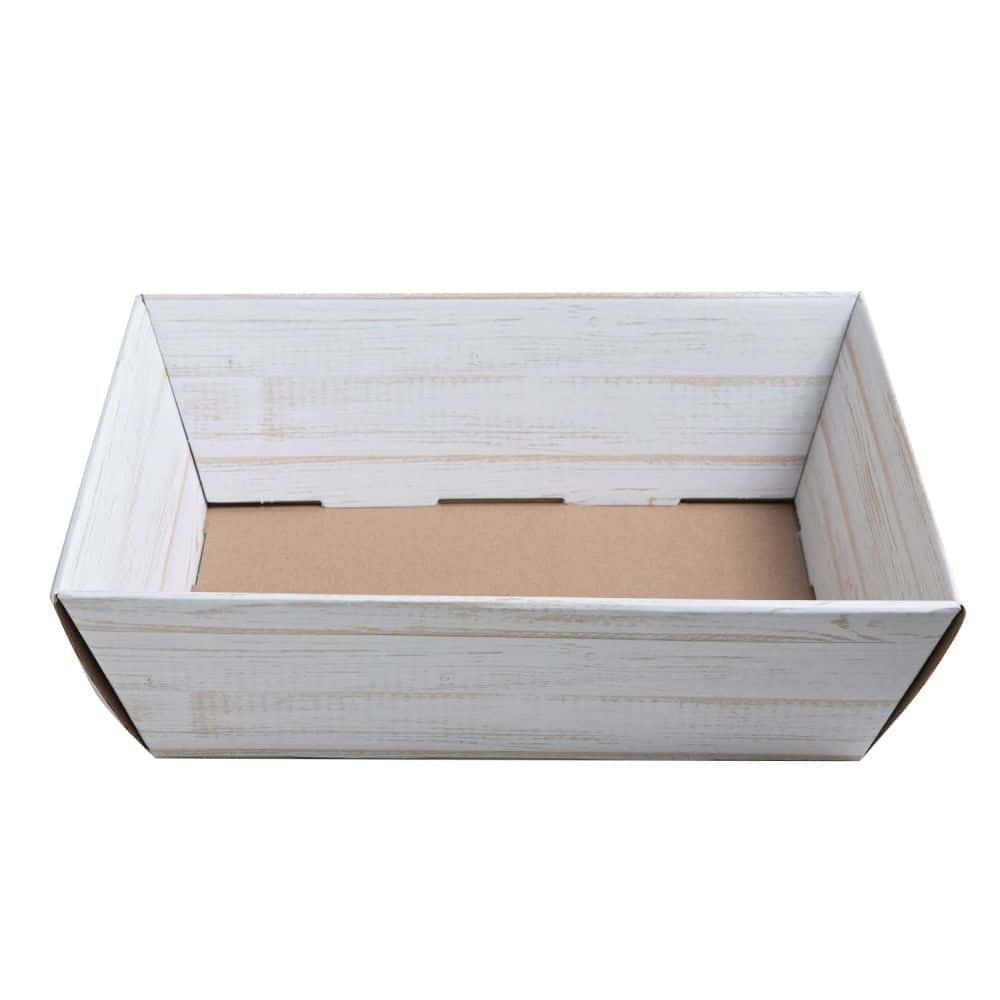 Präsentkorb viereckig 200 x 275 x 80 mm Shabby