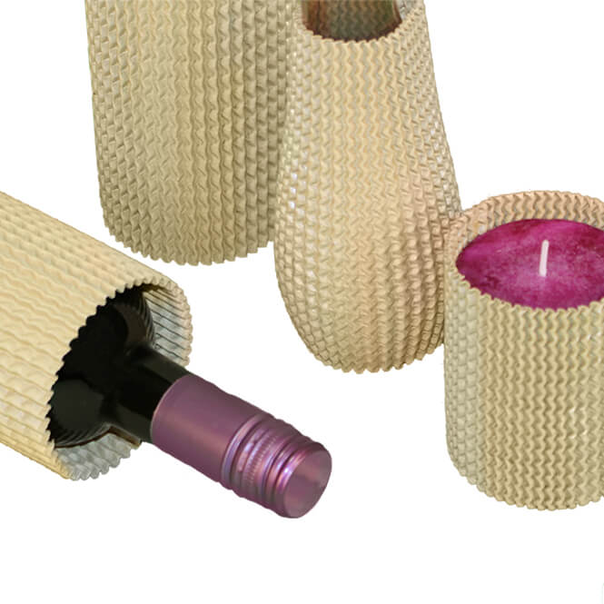 Flaschenhüllen aus Stretchwellpappe für 1 l Weinflaschen, 330 x 170 mm (naturbraun) Flaschenhüllen aus Stretchwellpappe für 1 l Weinflaschen, 330 x 170 mm (naturbraun)