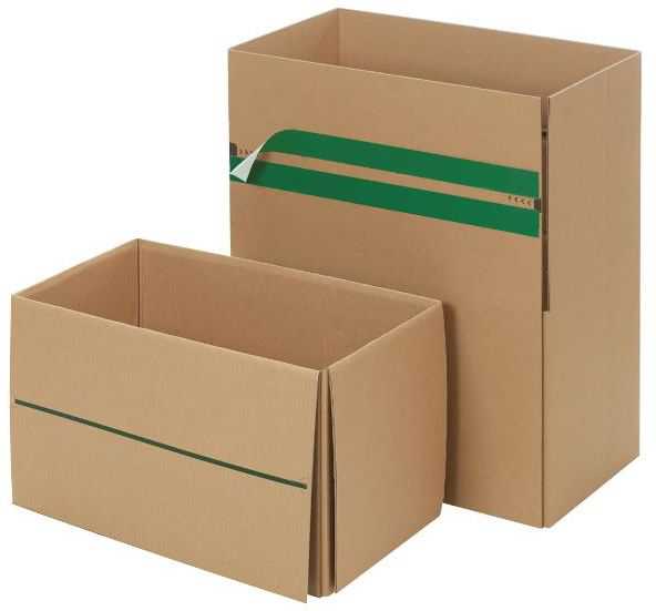 Versandkarton "Premium SuperFlap" mit Steckboden, 2-wellig 476 x 276 x 272 mm