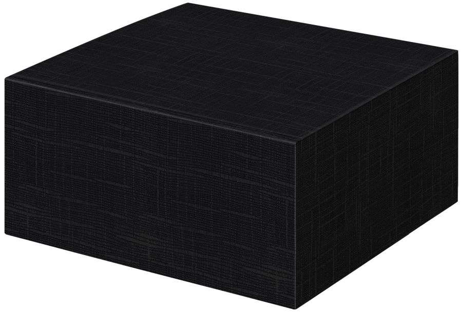 Geschenkbox Allrounder Strukturprägung schwarz 250 x 250 x 120 mm