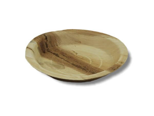 Bio Teller Palmenblatt kompostierbar rund, 20 x 2,5 cm