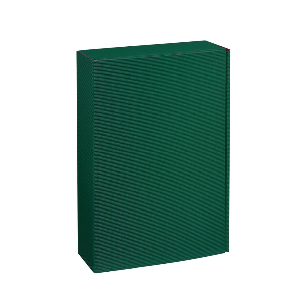 Geschenkbox offene Welle 360 x 260 x 93 mm, grün