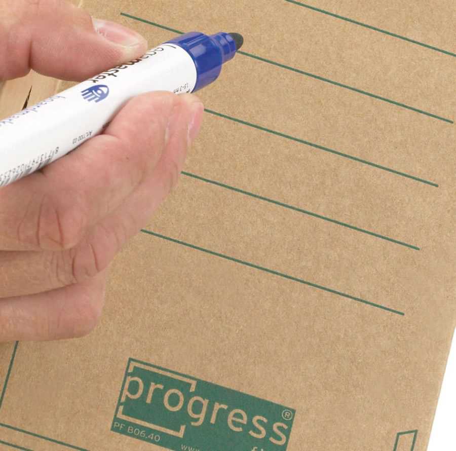 Hänge-Archivboxen "Premium" mit Automatikboden, braun, 328 x 115 x 239 mm (DIN A4+)