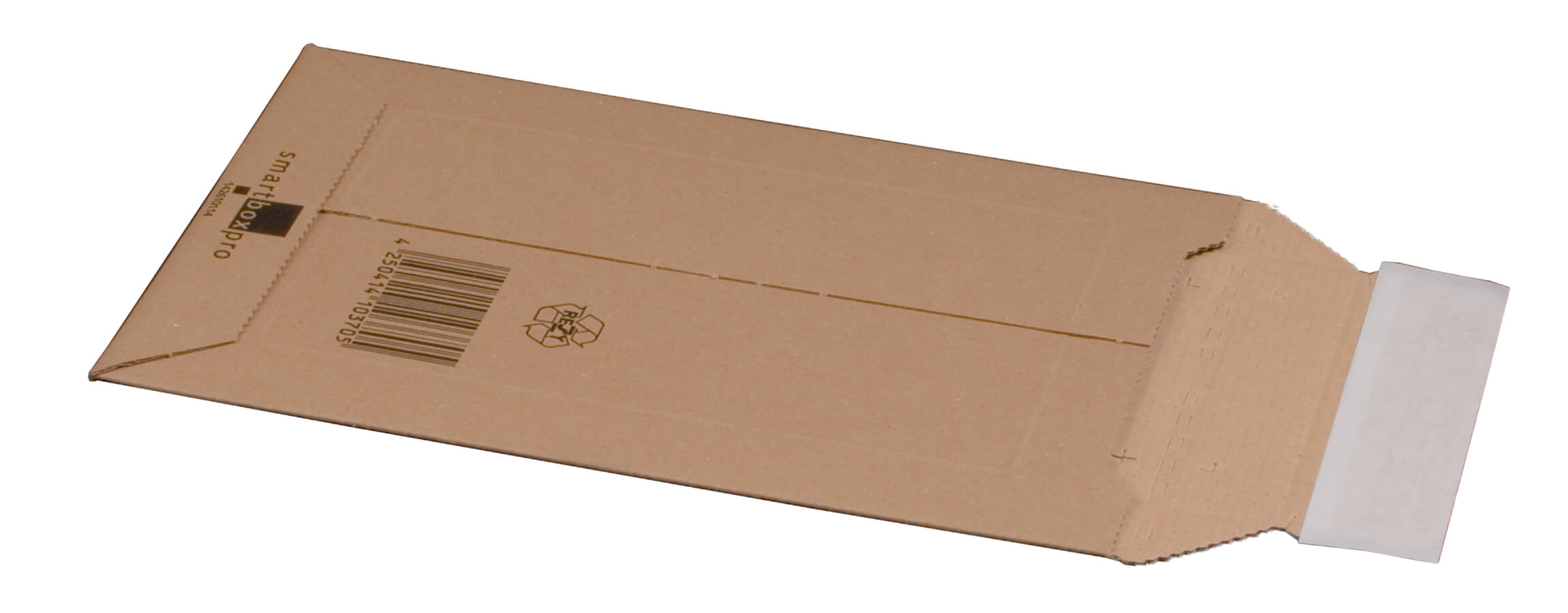 Versandtasche braun aus Wellpappe 150 x 250 x 50 mm (DVD)