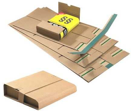 Versandverpackung "Premium Security Flap" 2-wellig, braun 463 x 330 x 0-85 mm (DIN C3)