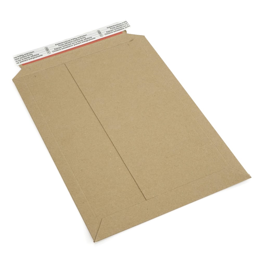 Versandtasche Vollpappe, natur 342 x 237 x 0-30 mm (DIN A4+)