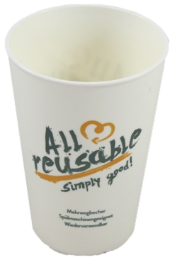 Mehrweg-Kaffeebecher To Go 0,3l (12oz) Ø 80mm