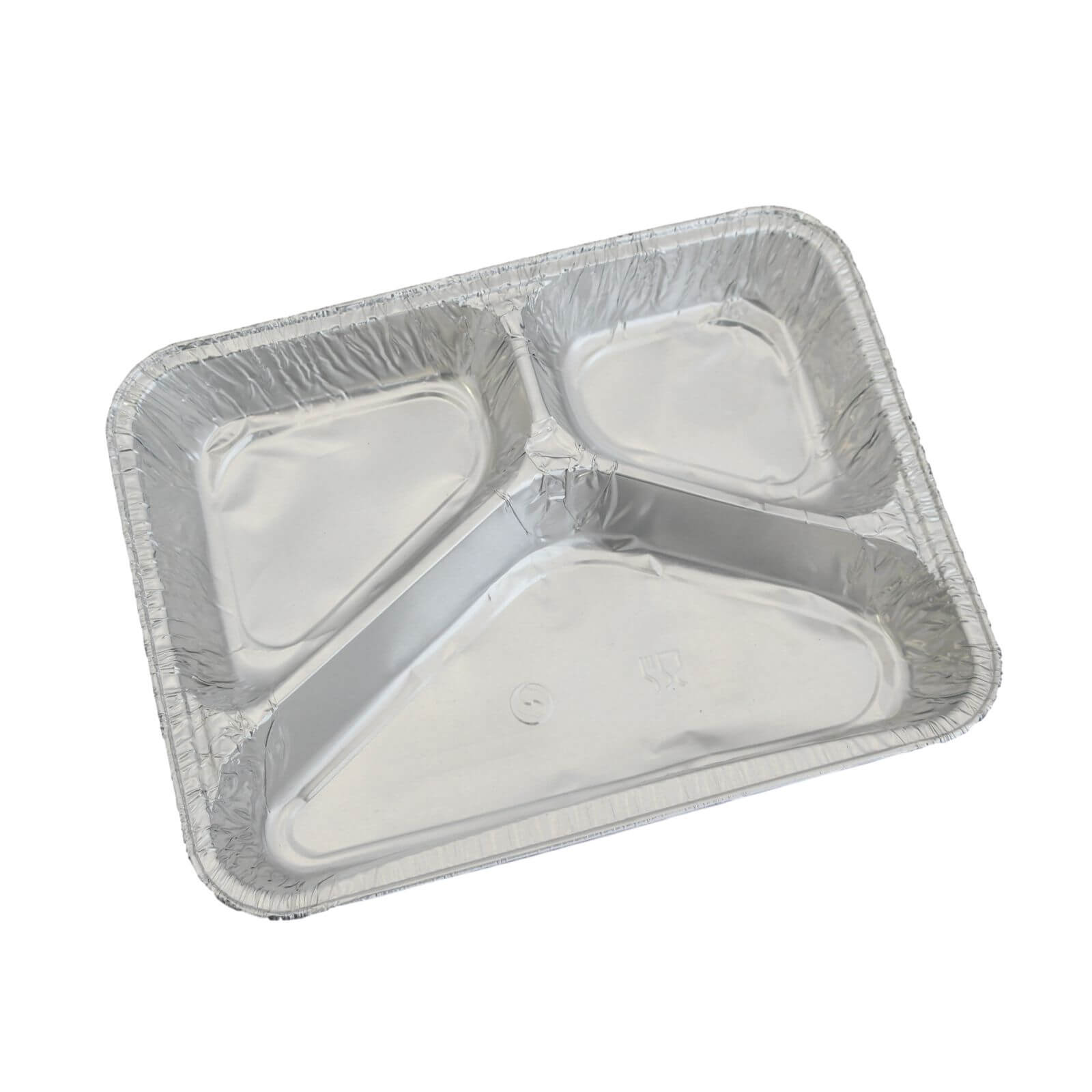 Aluschale, Menü- eckig 227 x 177 x 30 mm (3-geteilt) (R881G) (ca. 380 + 220 + 148 ml) Aluschale, Menü- eckig 227 x 177 x 30 mm (3-geteilt) (R881G) (ca. 380 + 220 + 148 ml)