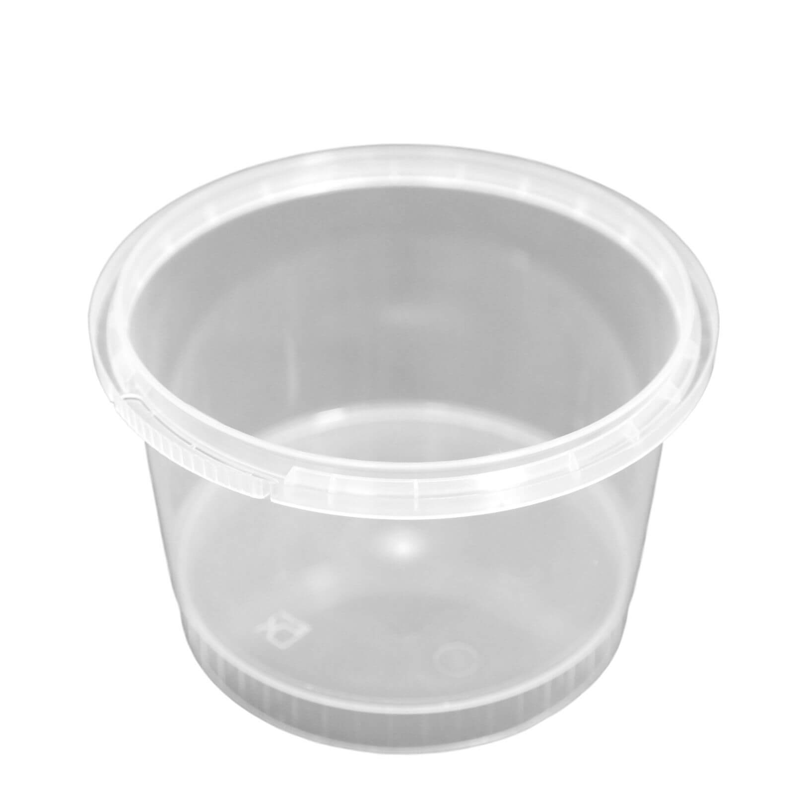 transparenter Originalitätsverschlussbecher rund PP 200 ml (Ø 94 x 60 mm)