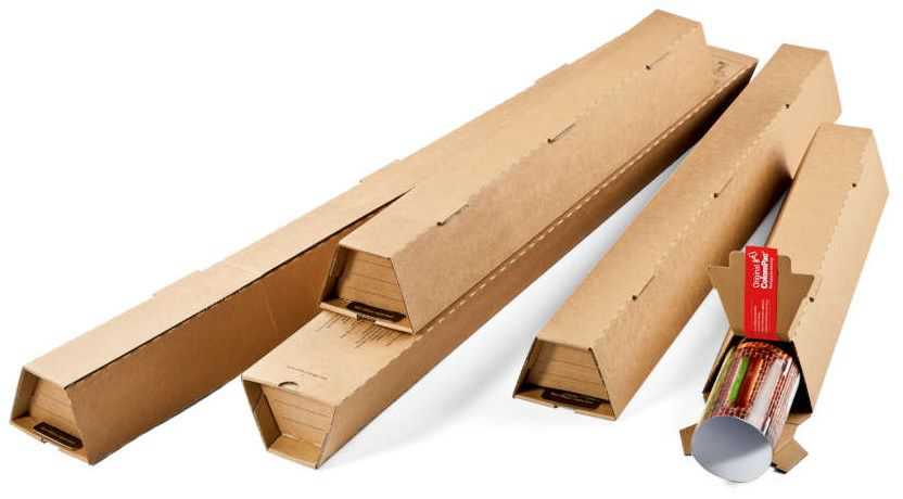 Trapez Versandhülsen 2-wellig 430 x 105/55 x 75 mm (DIN A2)