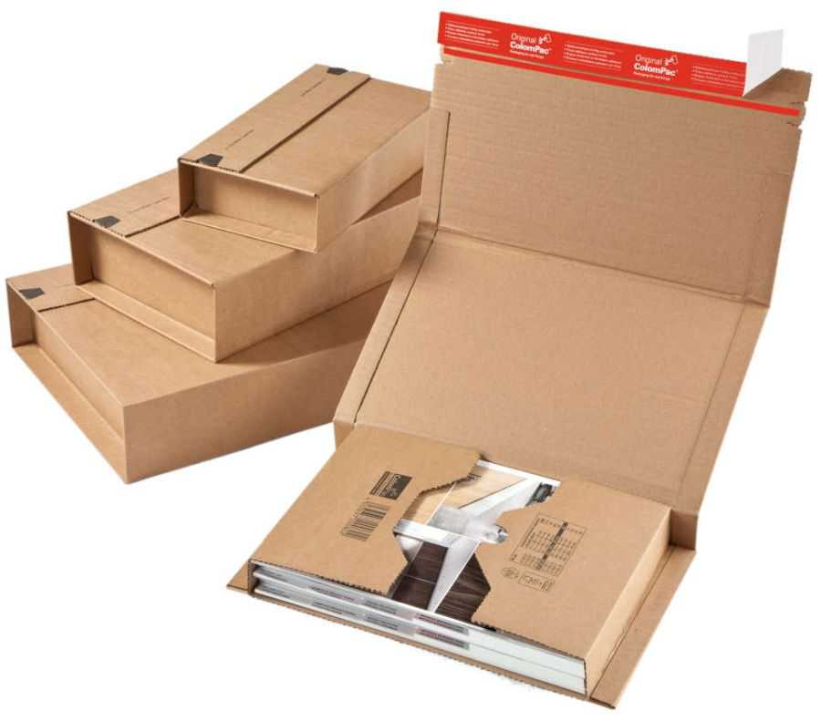 Wickelverpackung braun 455 x 320 x 0-70 mm (DIN A3)