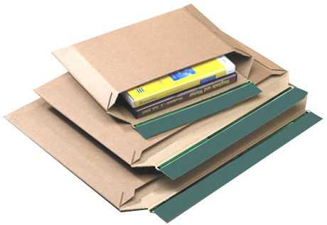 Versandtasche "ECO" Querbefüllung, Wellpappe, braun 400 x 285 x 30 mm (DIN B4+)