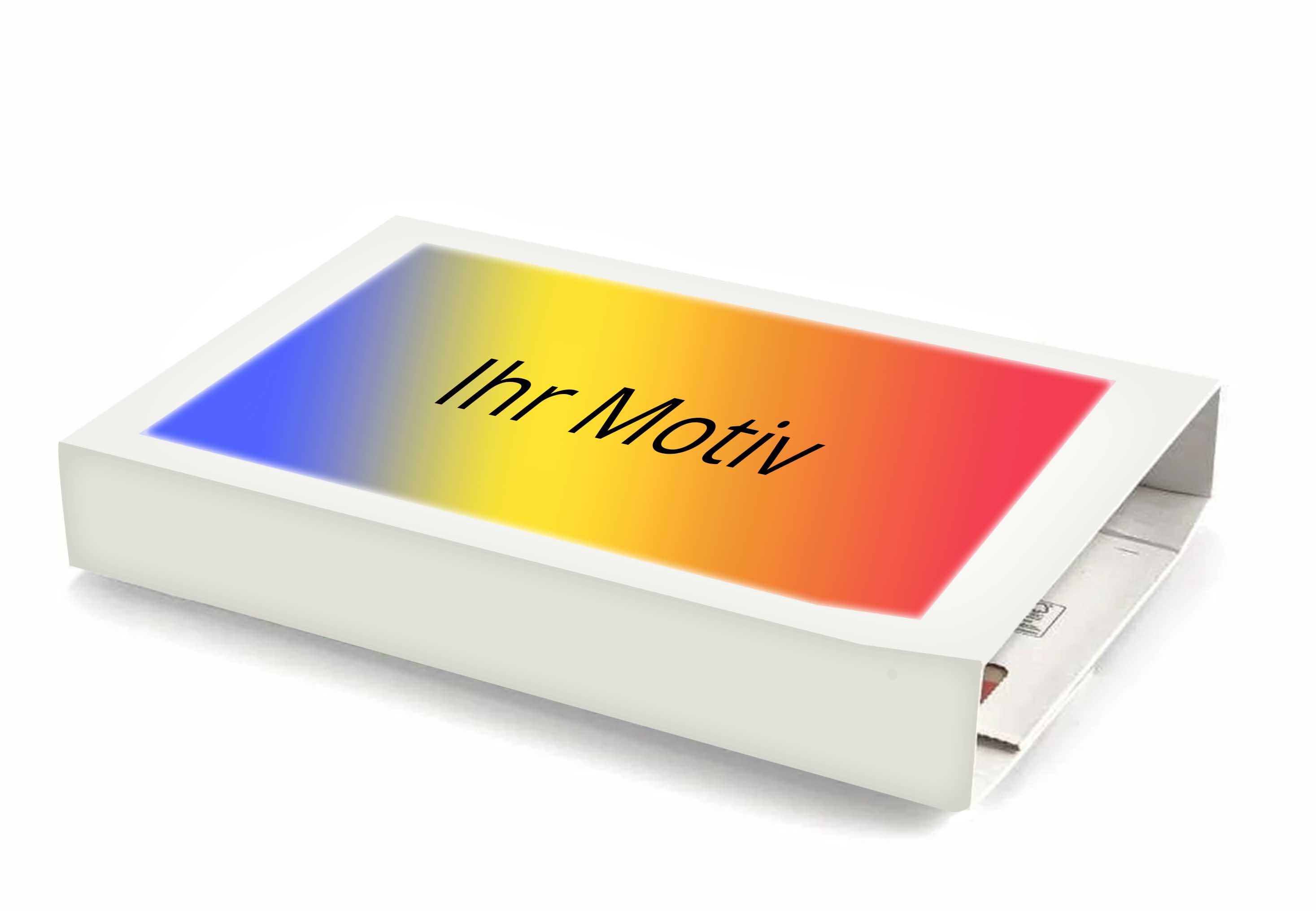 305 x 230 x 0 - 92 mm A4 Versandverpackung weiß mit Digitaldruck Oberseite maximal bedruckt