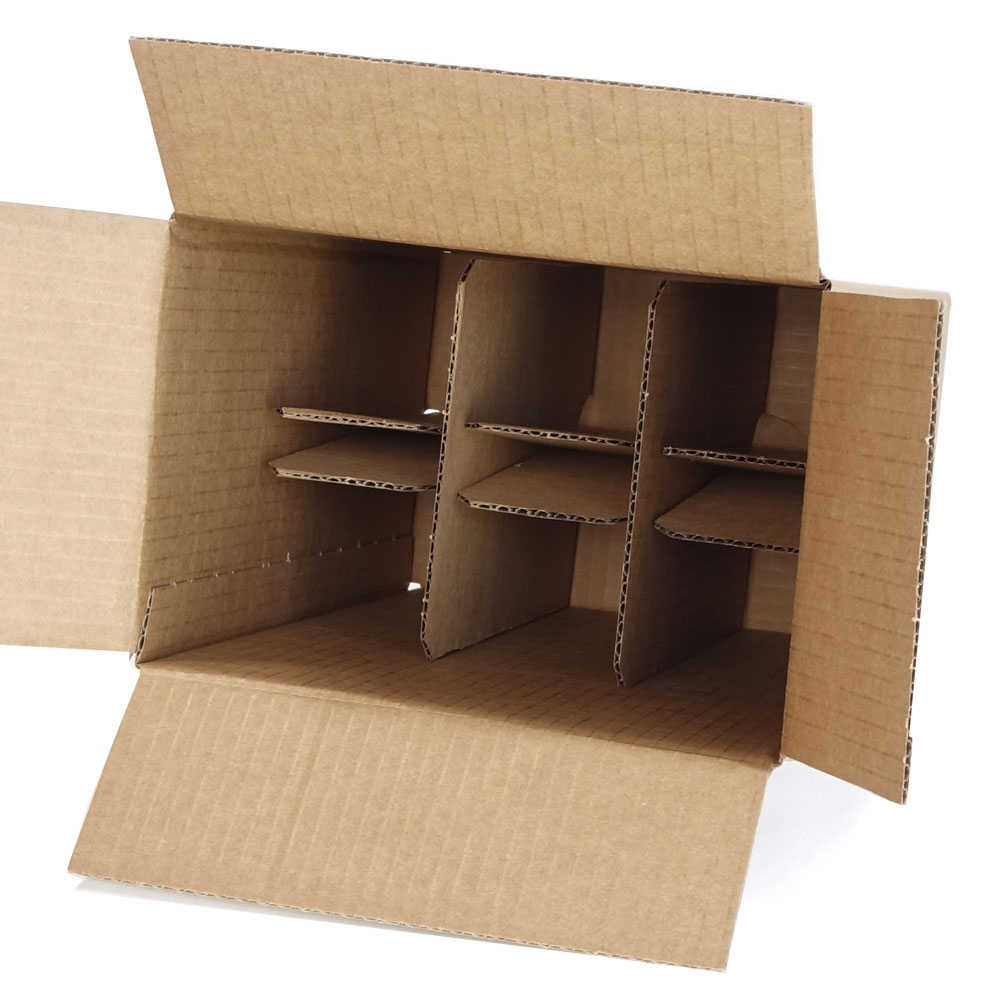 6er Flaschenkarton 235 x 160 x 330 mm