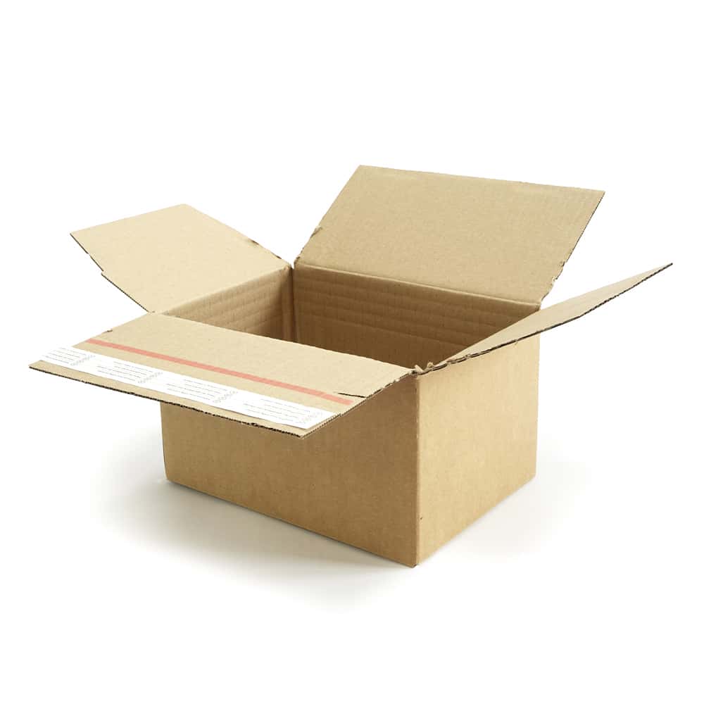 Blitzbodenkarton braun 230 x 160 x 85-125 mm (DIN A5)
