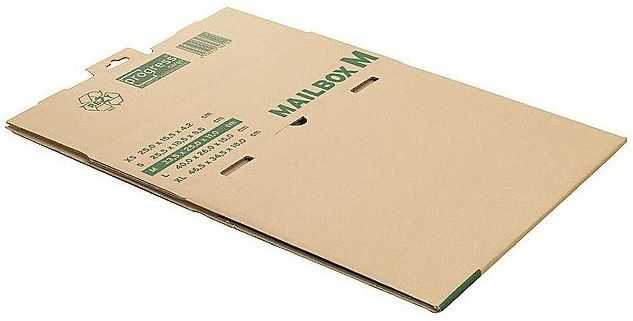 Paketbox "Post" portooptimiert, braun 331 x 241 x 104 mm (DIN C4)