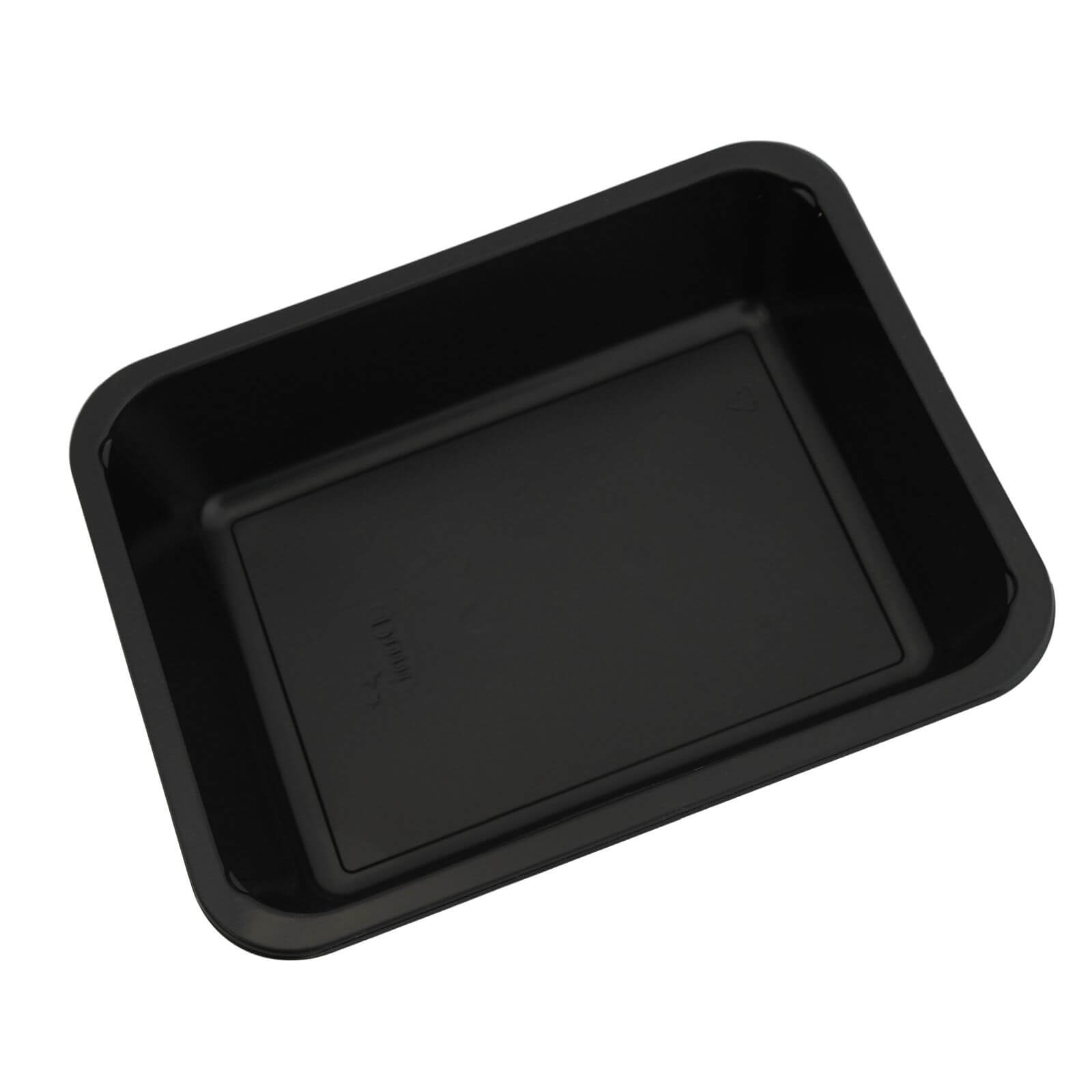 Siegelschale PP schwarz, (Caterline) ungeteilt 227 x 178 x 50 mm (1345 ml)