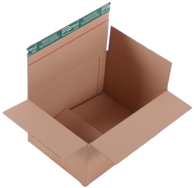 Versandkarton "Premium" mit Steckboden 310 x 230 x 160-100 mm (DIN A4+)