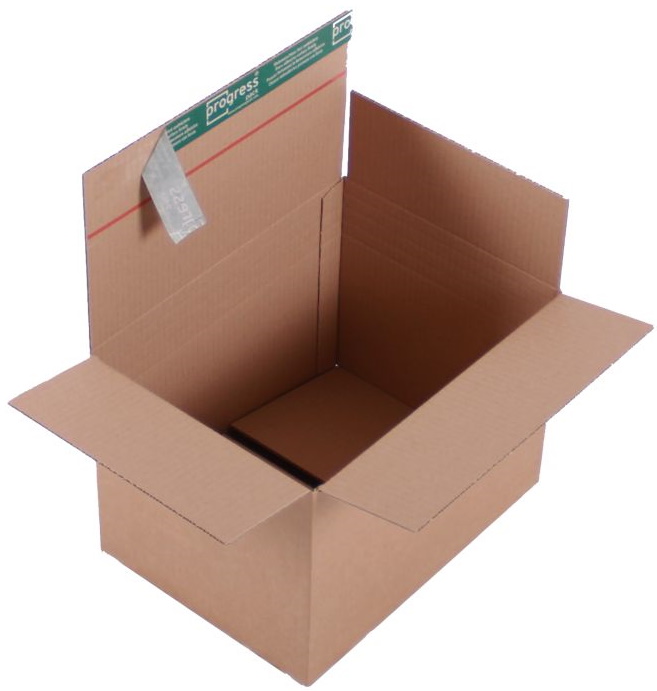 Versandkarton "Premium" mit Steckboden 310 x 230 x 210-150 mm (DIN A4+)