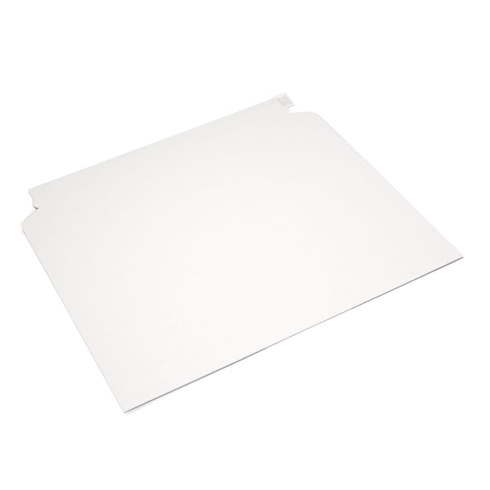 Versandtasche Vollpappe, quer, weiß, 346 x 244 x 0-30 mm (DIN C4)