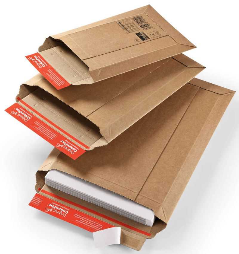 Versandtasche Wellpappe, braun 250 x 360 x 0-50 mm (DIN B4)