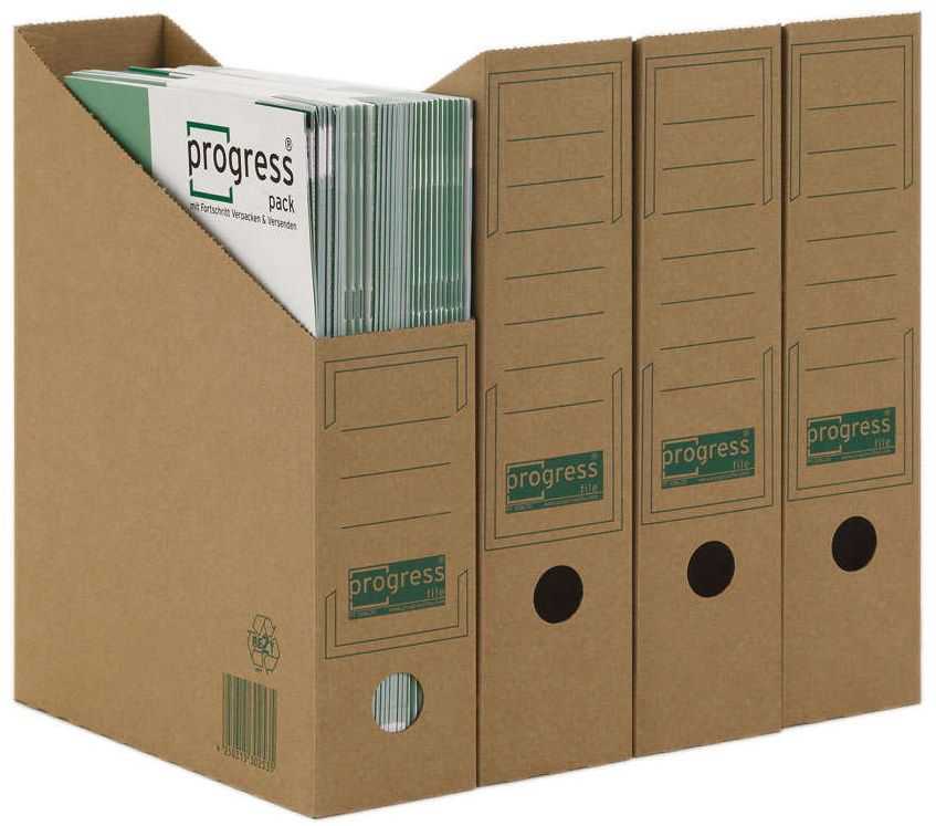 Stehsammler "Premium" 260 x 75 x 315 mm (DIN A4+), braun