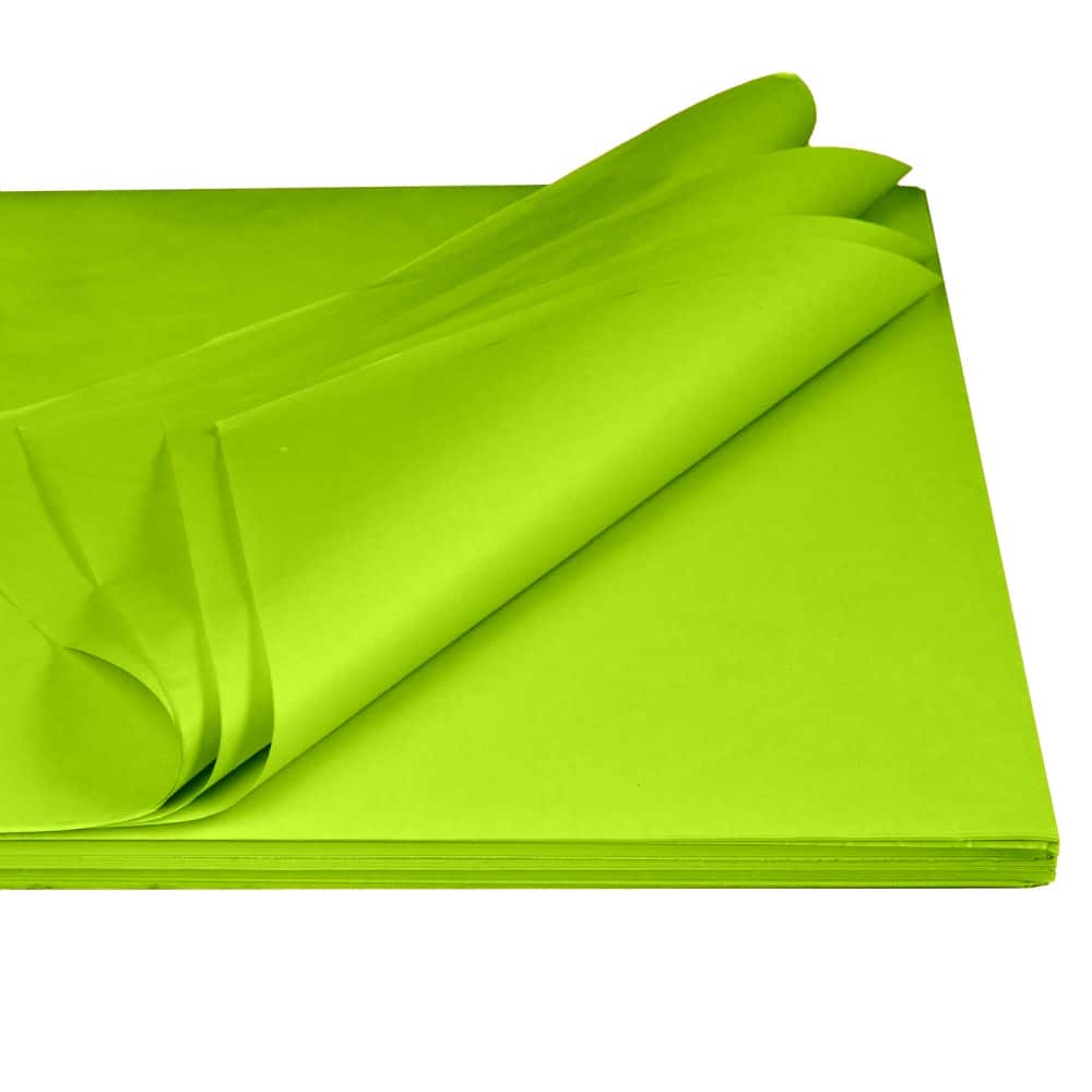 Seidenpapier Premium Bogenware beidseitig farbig 375 x 500 mm Apfelgrün