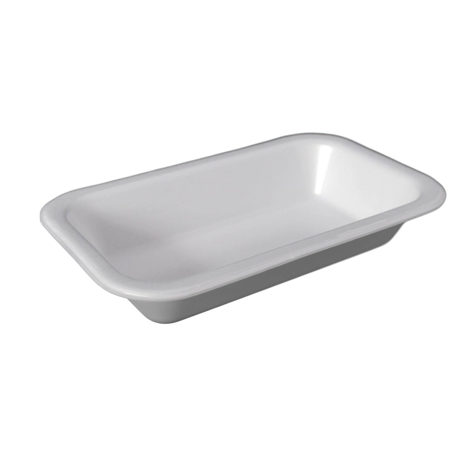 Thermo-Siegelschale XPS weiß, 242 x 150 x 40 mm ungeteilt (600 ml) #608