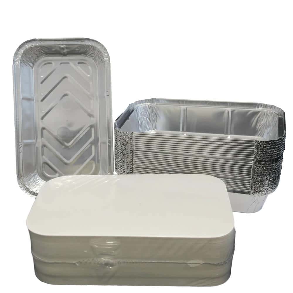 Aluschalen mit Deckel (alukaschierter Karton) R82L-Set