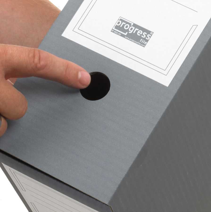 Archivboxen "Select 120" grau 328 x 115 x 239 mm (DIN A4)